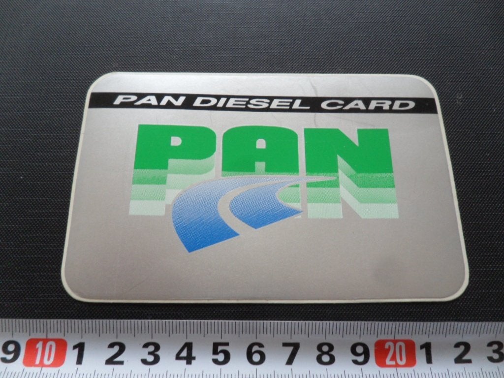 sticker 229 PAN DIESEL CARD *, Ophalen of Verzenden, Zo goed als nieuw