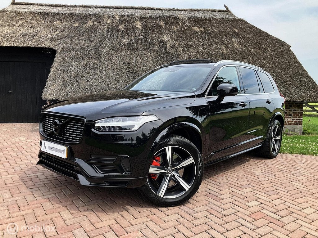 Volvo XC90 2.0 T8 Twin Engine AWD Inscription PlugIn 7 pers, Auto's, Volvo, 4 cilinders, Zwart, Bedrijf, Vierwielaandrijving