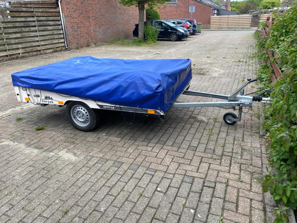 Aanhanger met keuken - 750 kg laadvermogen, Ophalen, Zo goed als nieuw
