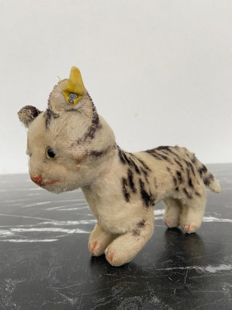 Steiff pies met knop 21 cm, Ophalen of Verzenden