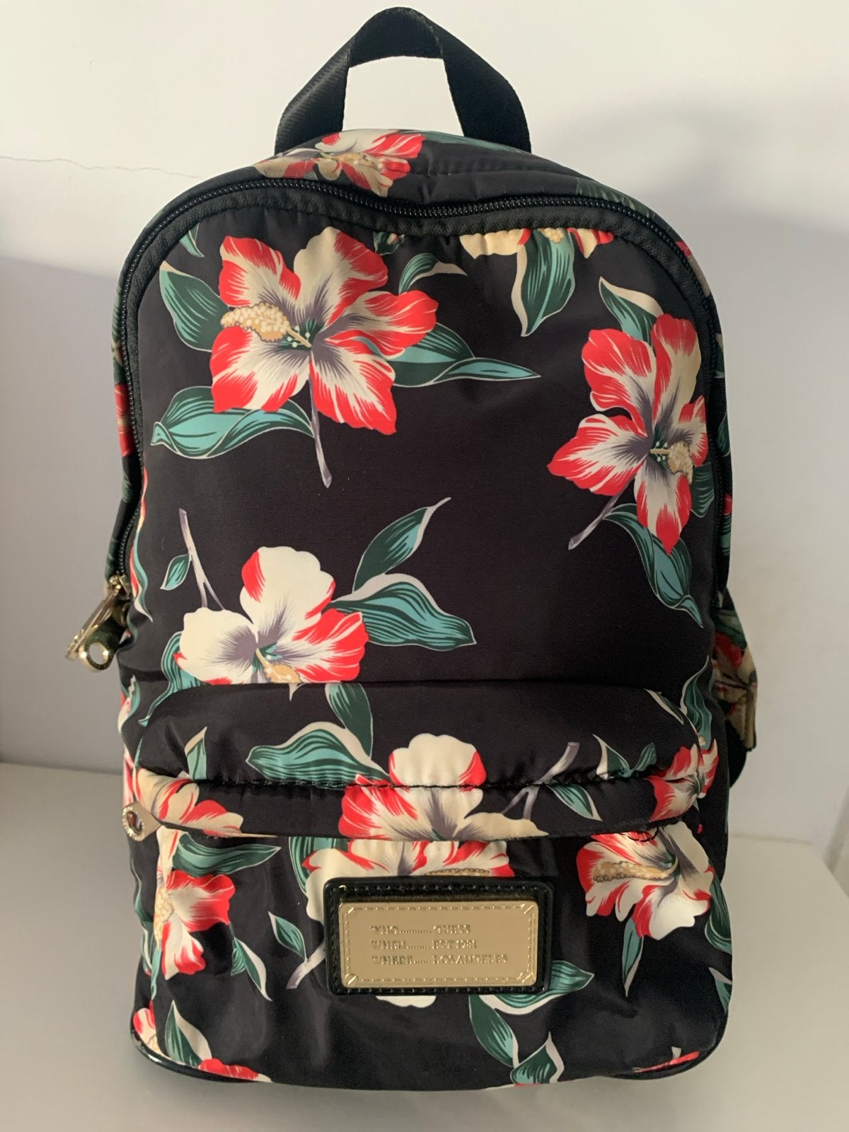Guess rugzak met bloemenprint, Sieraden, Tassen en Uiterlijk, Tassen | Rugtassen, 30 tot 45 cm, Ophalen, Overige merken, Minder dan 25 cm