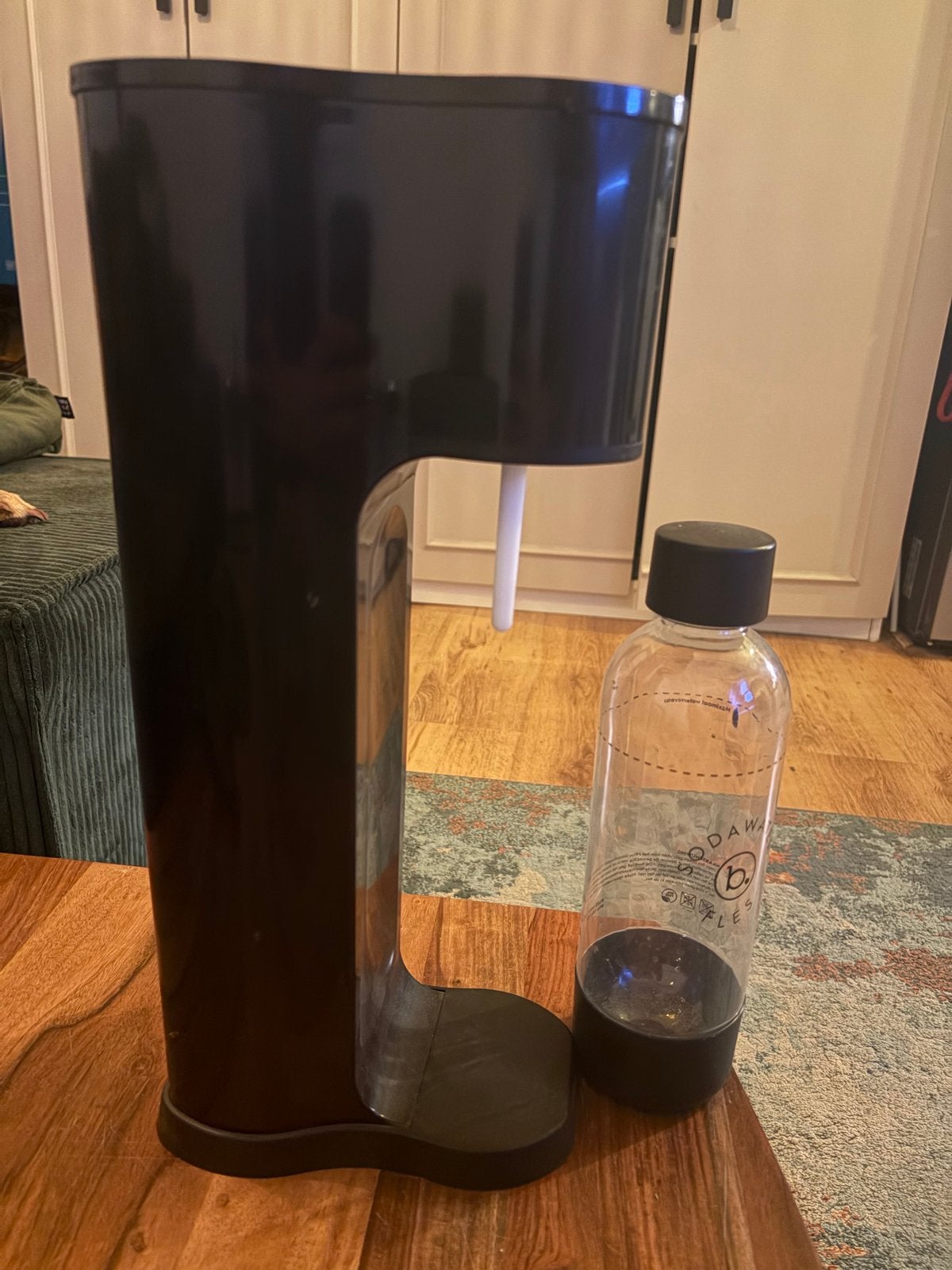 Sodastream bruiswatermachine met fles, Ophalen of Verzenden, Gebruikt