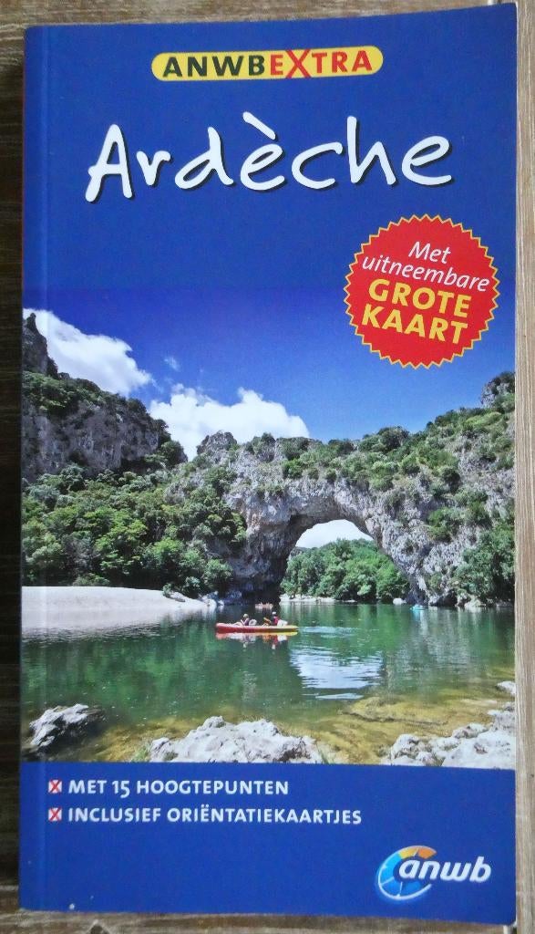 ANWB Extra Reisgids Ardeche Frankrijk, Boeken, Reisgidsen, Zo goed als nieuw, Reisgids of -boek, Europa, ANWB, Ophalen of Verzenden
