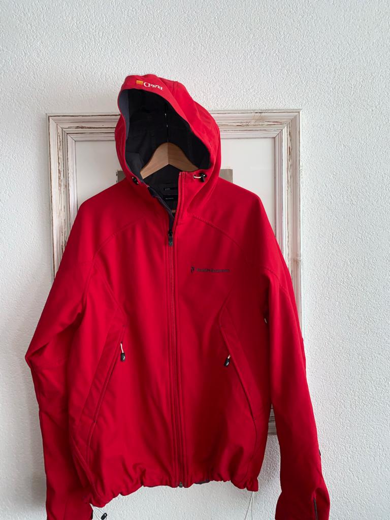 Peak Performance Softshell Jas Heren - Maat L - Rood, Ophalen of Verzenden, Zo goed als nieuw, Maat 52/54 (L), Rood