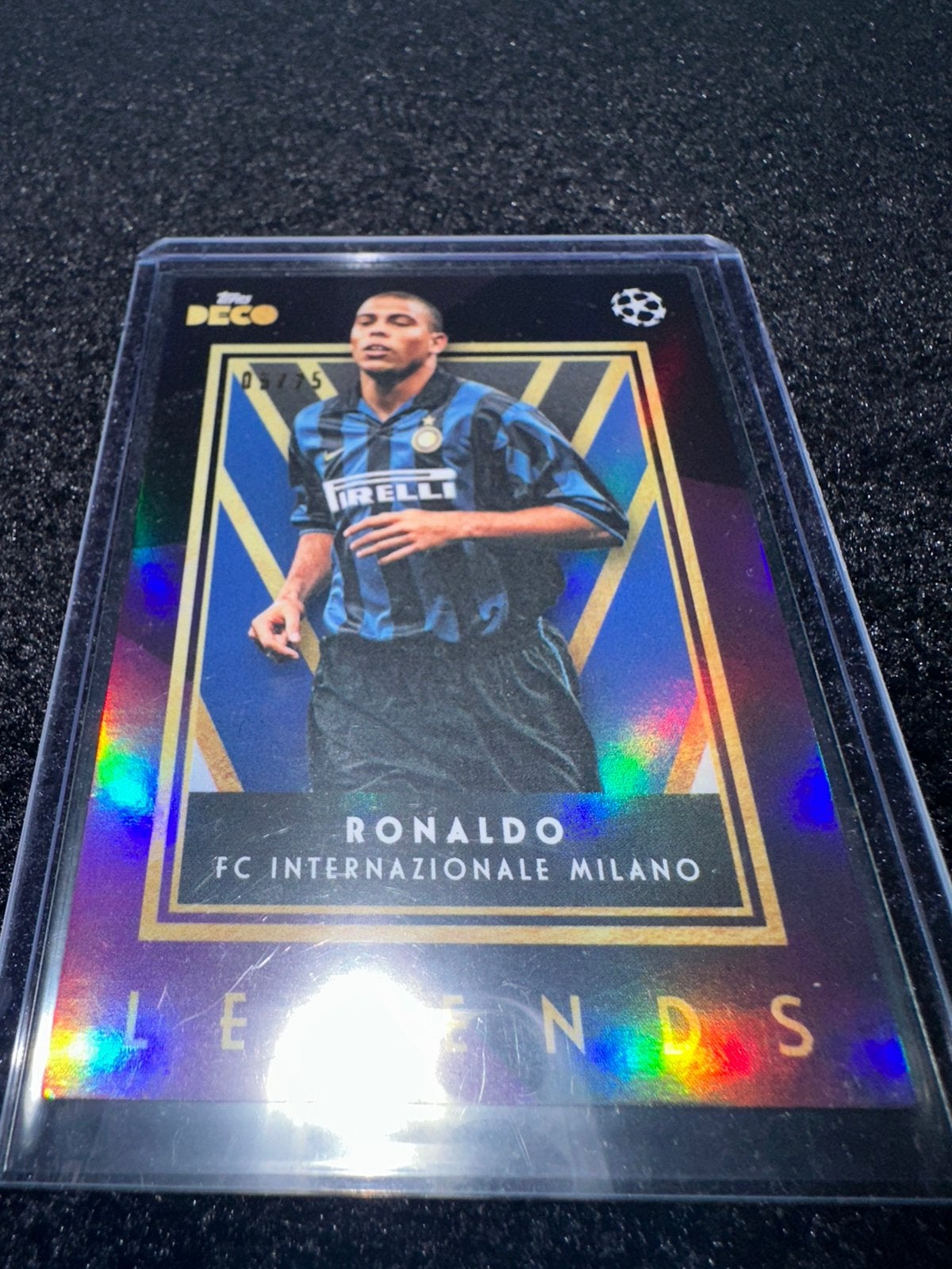 Ronaldo Nazario Topps Legends /25 perfecte mint staat!, Hobby en Vrije tijd, Ophalen of Verzenden, Zo goed als nieuw, Plaatje