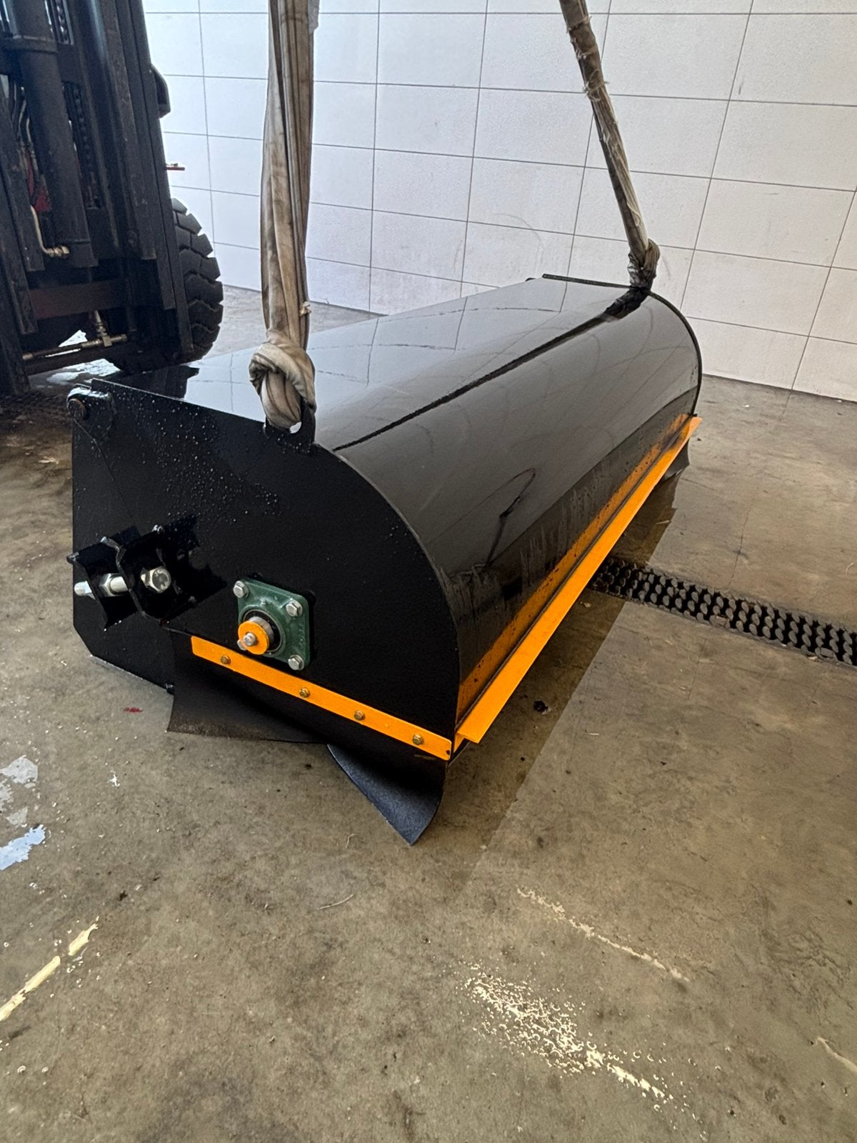 Veegmachine/rolbezem schranklader, shovel, heftruck, 100 liter of meer, Ophalen of Verzenden, Zo goed als nieuw, Transportkar