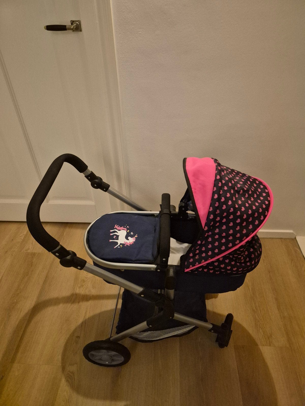 Kinderwagen speelgoed met eenhoorn design, Ophalen, Zo goed als nieuw, Meisje
