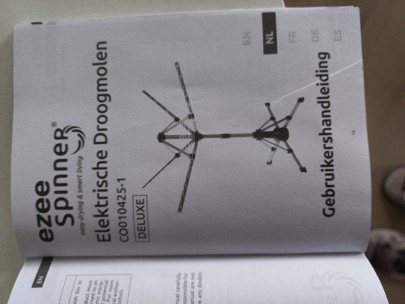 Electrische droogmolen, Ophalen, Nieuw, Droogmolen