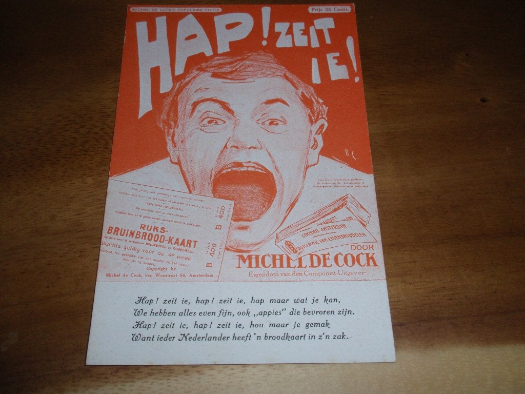 WO1 context Broodkaart Humor Illustrator HAP zeit ie, Verzamelen, Verzenden, Voor 1920, Ongelopen, Politiek en Historie