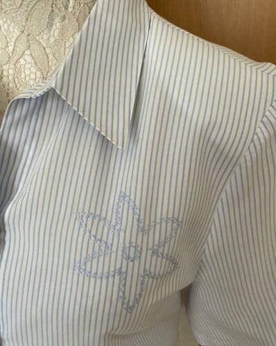 Erfo blouse maat 44*, Ophalen of Verzenden, Zo goed als nieuw, Maat 42/44 (L), Blauw