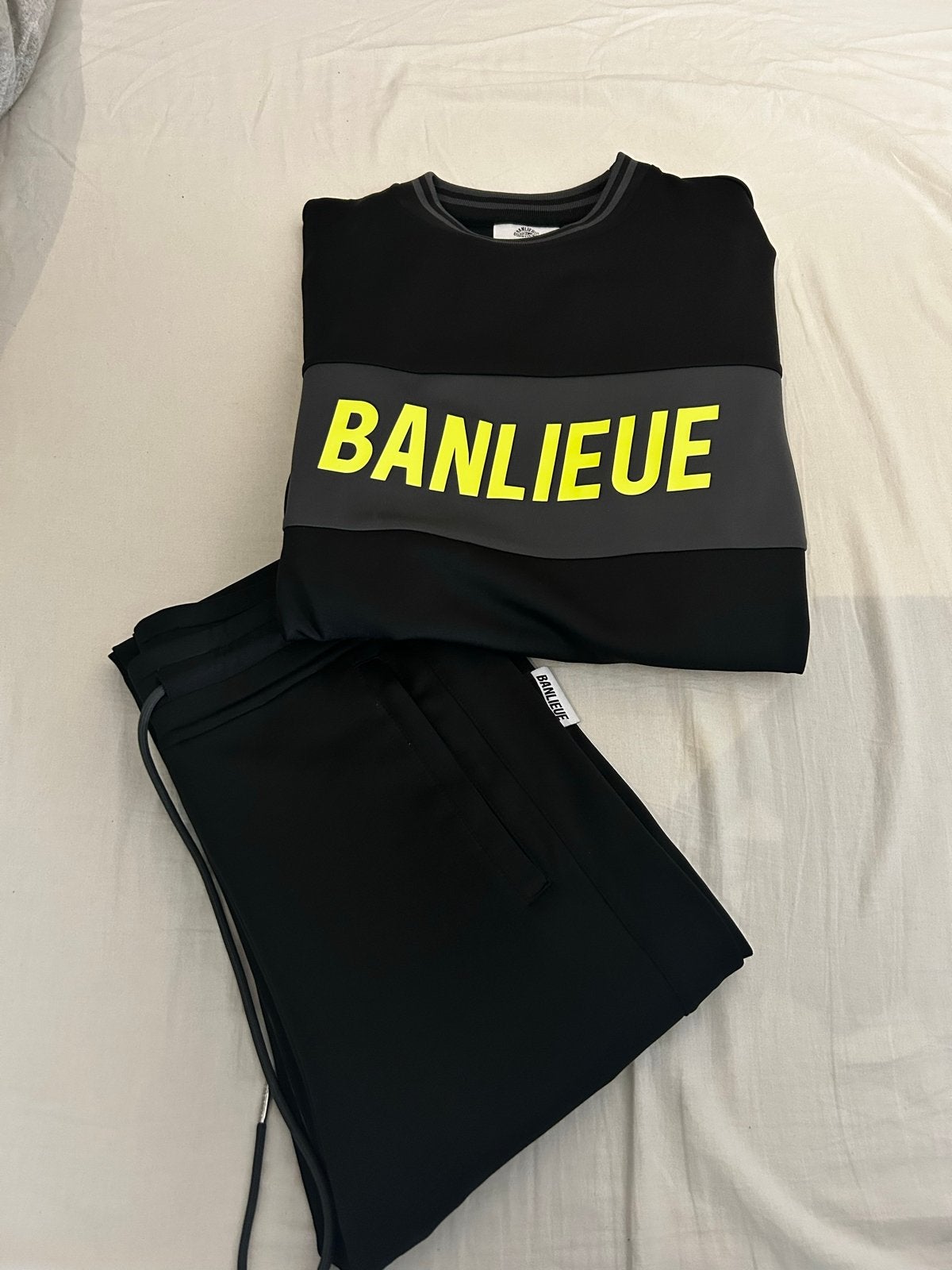 Banlieue Trainingspak Zwart/Grijs, Ophalen of Verzenden, Zo goed als nieuw, Maat 46 (S) of kleiner