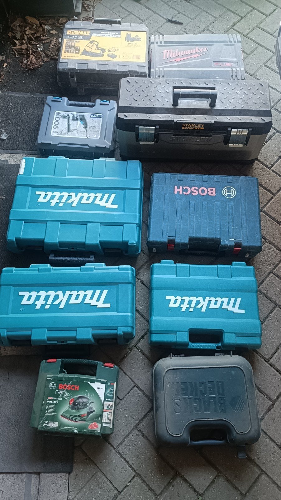 Diverse gereedschapskisten van topmerken, Ophalen of Verzenden, Gebruikt