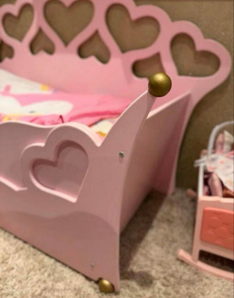 Prinsessenbed  nieuw  met een dik matras, Kinderen en Baby's, Kinderkamer | Bedden, Ophalen, 85 tot 100 cm, Nieuw, Matras