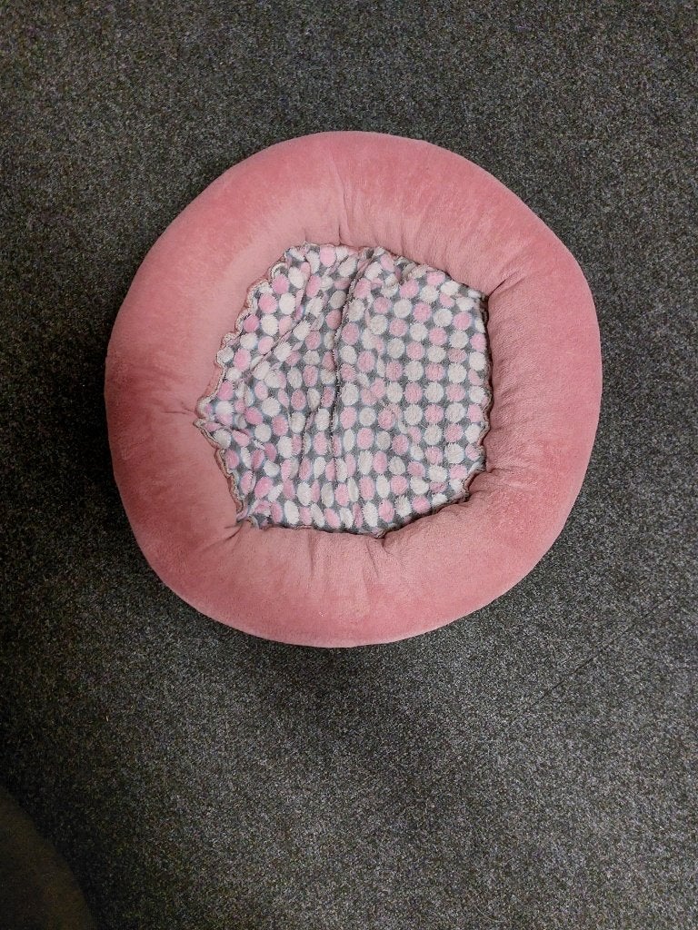 Roze honden mand ook voor katten geschikt, Ophalen of Verzenden, Gebruikt, Stof