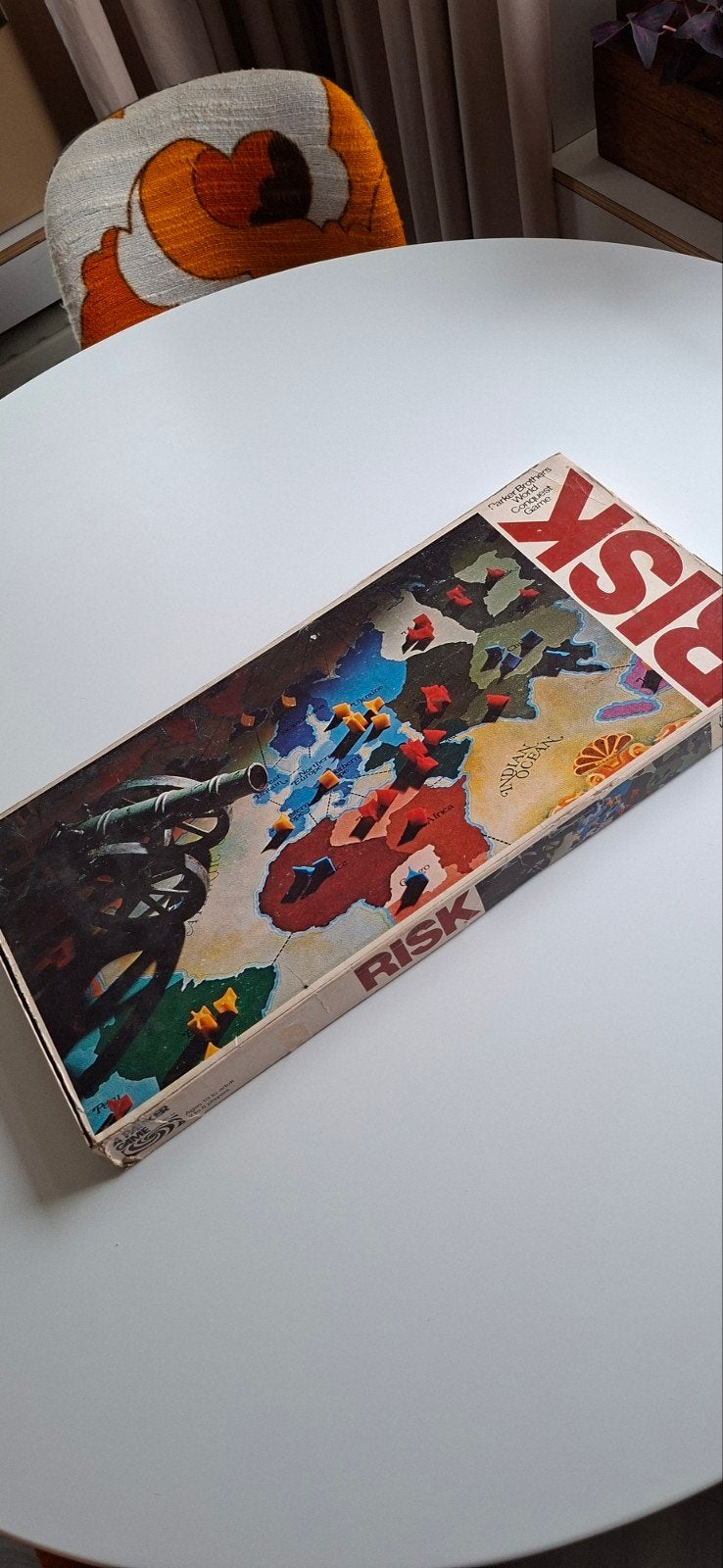 vintage zeldzame Risk, bordspel gezeldschapspel 1975, Ophalen of Verzenden