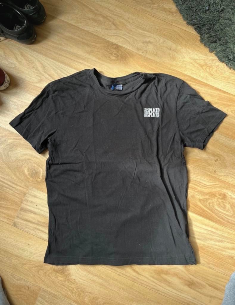 Zwart H&M Divided T-shirt Maat M, Kleding | Heren, Ophalen of Verzenden, Gedragen, Maat 48/50 (M), Zwart