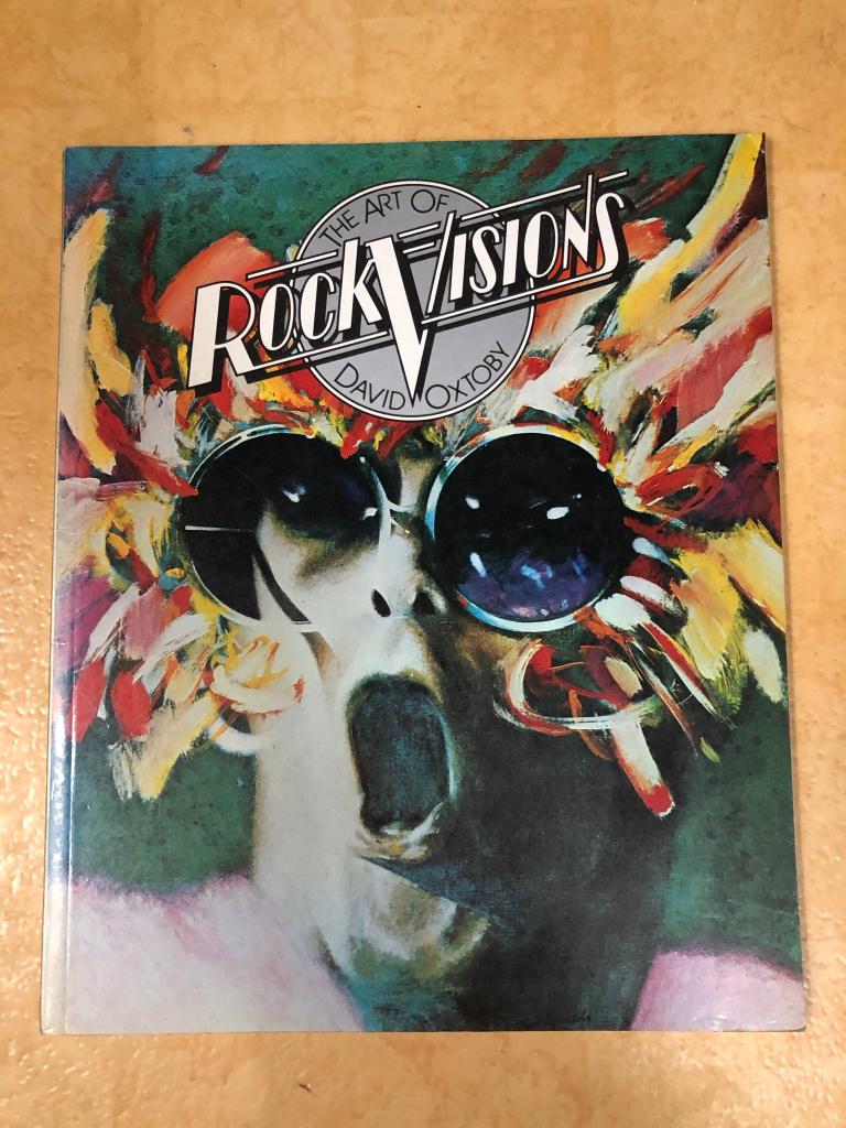 David Oxtoby the art of rock visions - artbook, Ophalen of Verzenden, Zo goed als nieuw, Artiest