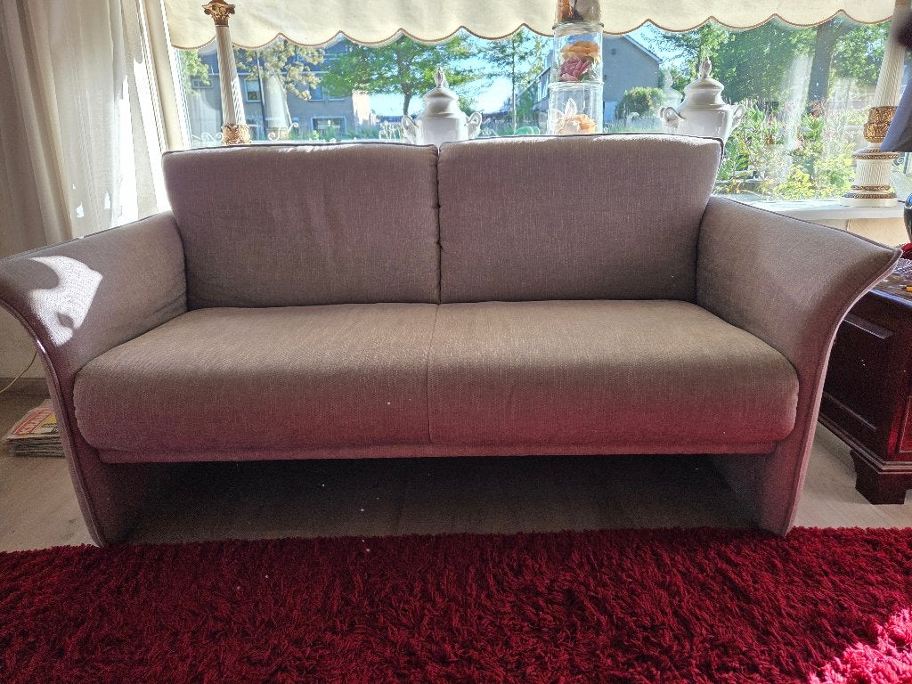 Grijs bankje, Ophalen, Gebruikt, 150 tot 200 cm, Tweepersoons