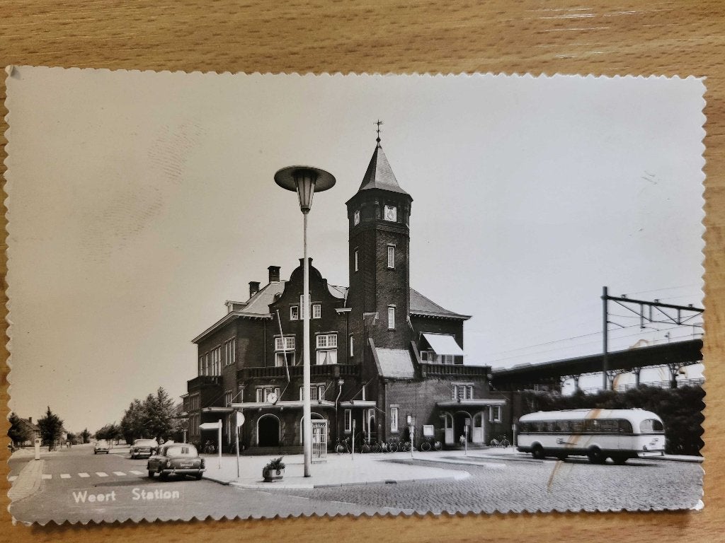 ansicht WEERT Station, Verzamelen, Ansichtkaarten | Nederland, Ophalen of Verzenden, Voor 1920, Limburg