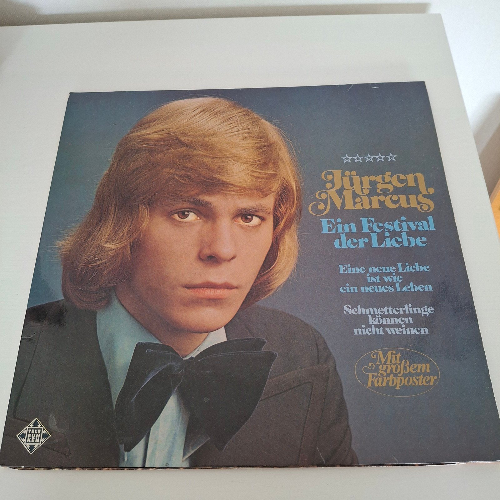 Jürgen Marcus - Ein Festival der Liebe LP (1974), LP, Gebruikt, Overige genres, Inclusief poster