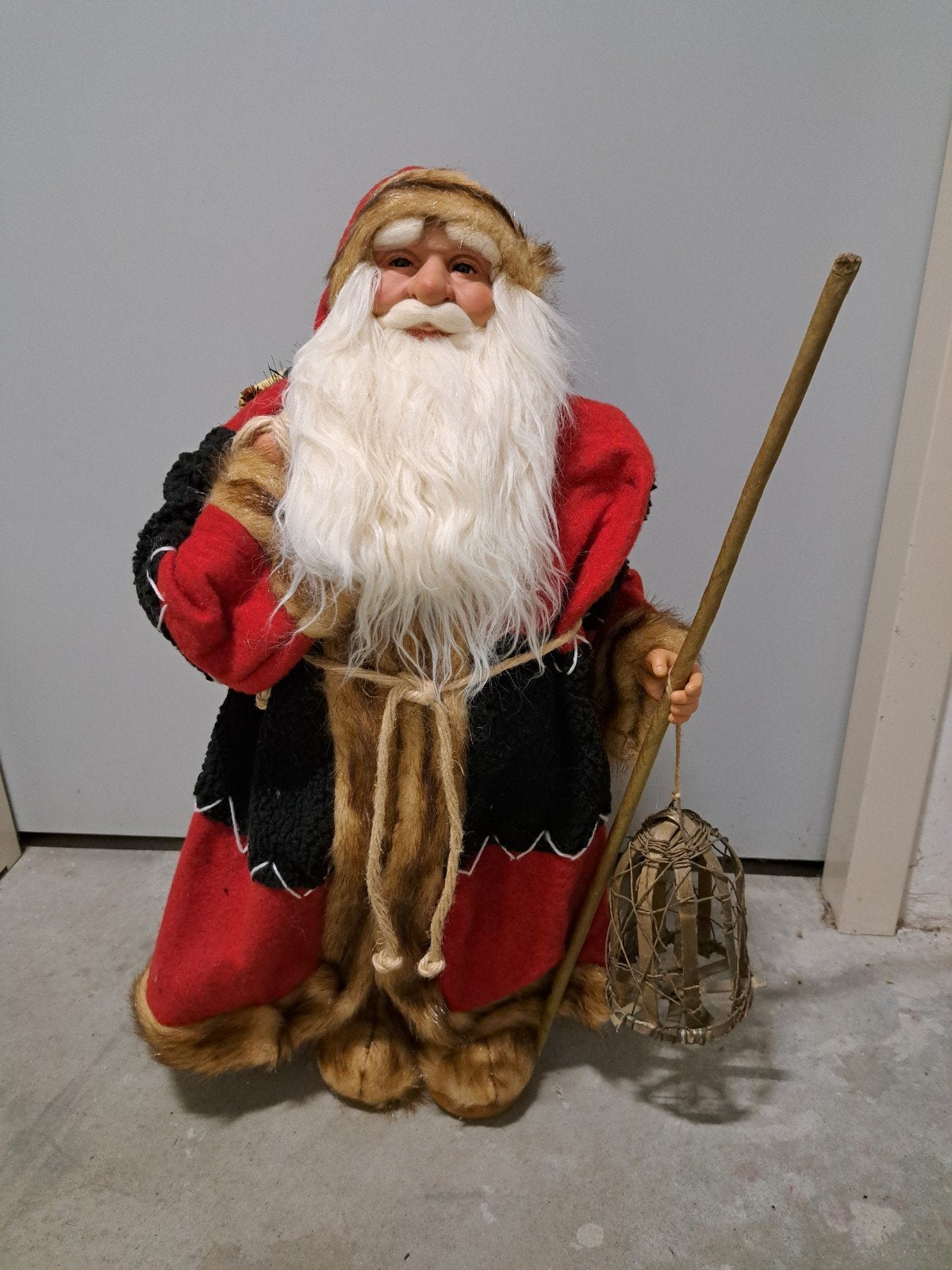 grote kerstman, Ophalen