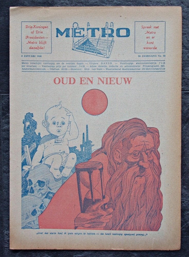 Metro uitgave Marten Toonder Hans G. Kresse 1946 Bommel, Verzamelen, Verzenden, Olivier B, Bommel en Tom Poes, Zo goed als nieuw