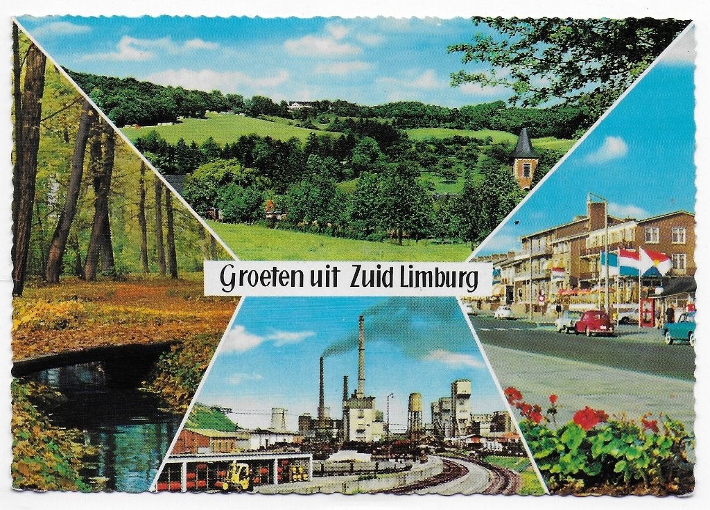 Zuid Limburg Gelopen Ansichtkaart ( B6176 ), Ophalen of Verzenden, 1980 tot heden, Gelopen, Limburg