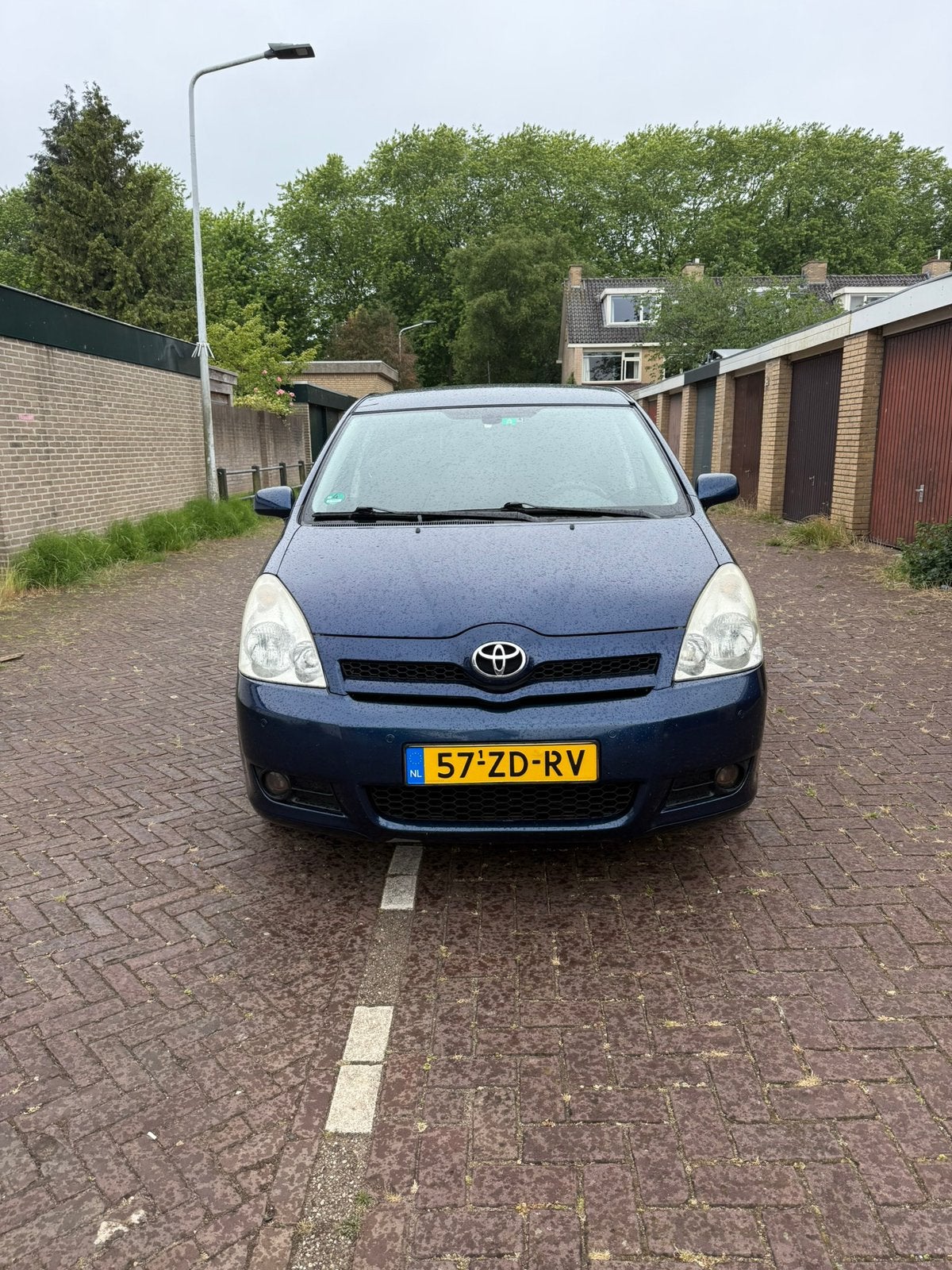 Toyota Corolla Verso 1.6 Vvt-i 5P 2008 Blauw, Auto's, Toyota, 1330 kg, 450 kg, 4 cilinders, Blauw