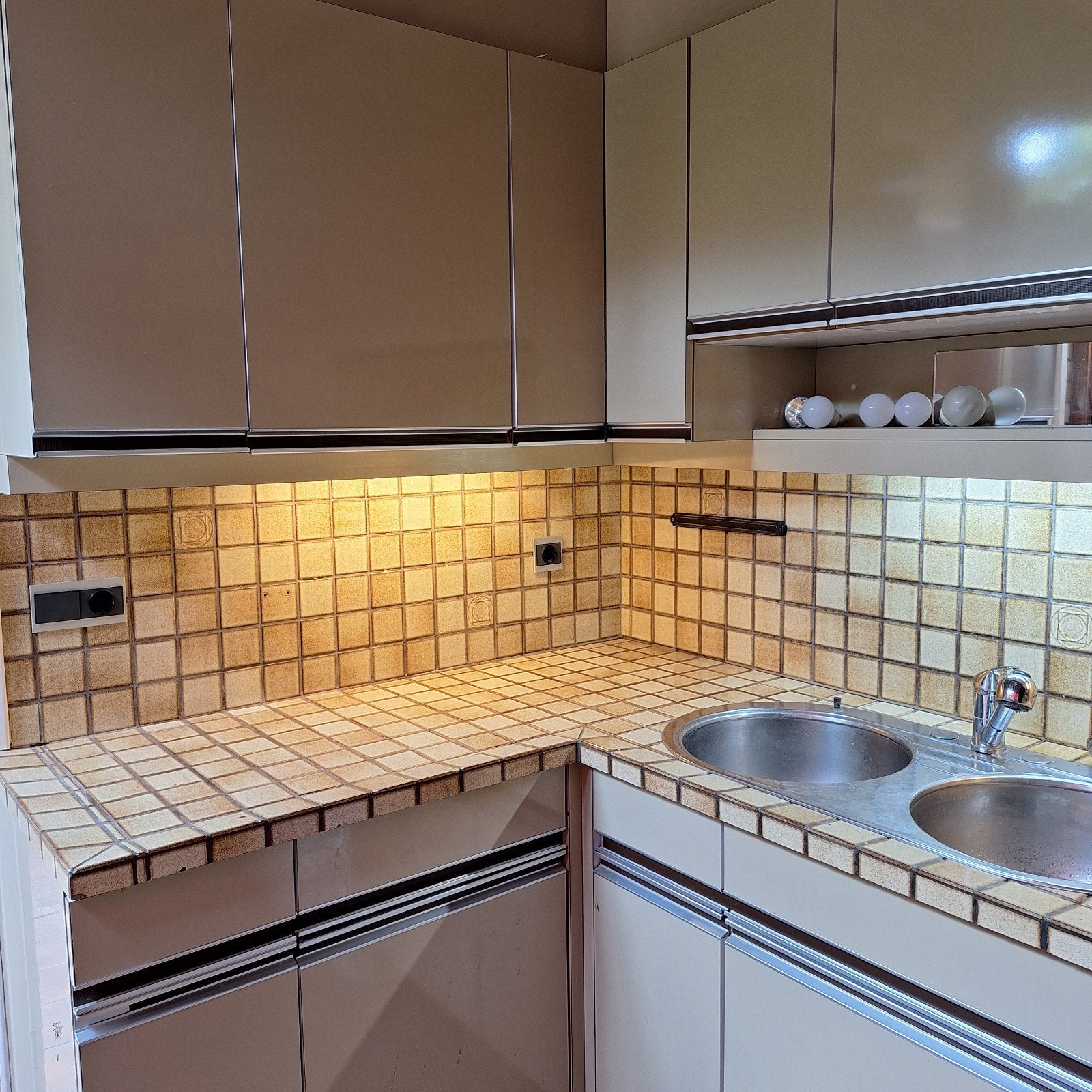 Bruynzeel keuken vintage GRATIS, Gebruikt, Minder dan 85 cm, 60 cm of meer, Inbouw