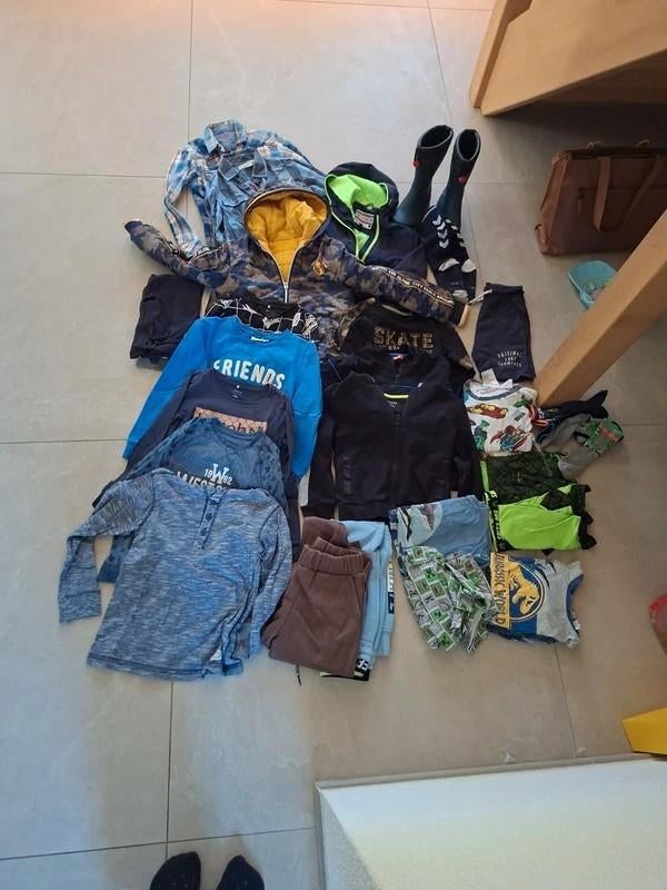 Jongens kledingbundel maat 122, Ophalen, Gebruikt, Maat 128