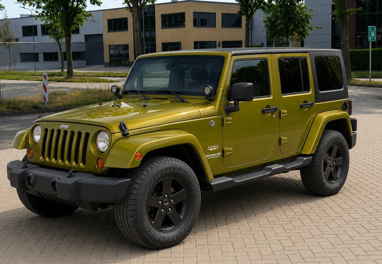 ‼️JEEP WRANGLER JK 3.8 V6 SAHARA EDITION HARD/SOFTTOP, Auto's, Automaat, Stof, Bedrijf, 3800 cc