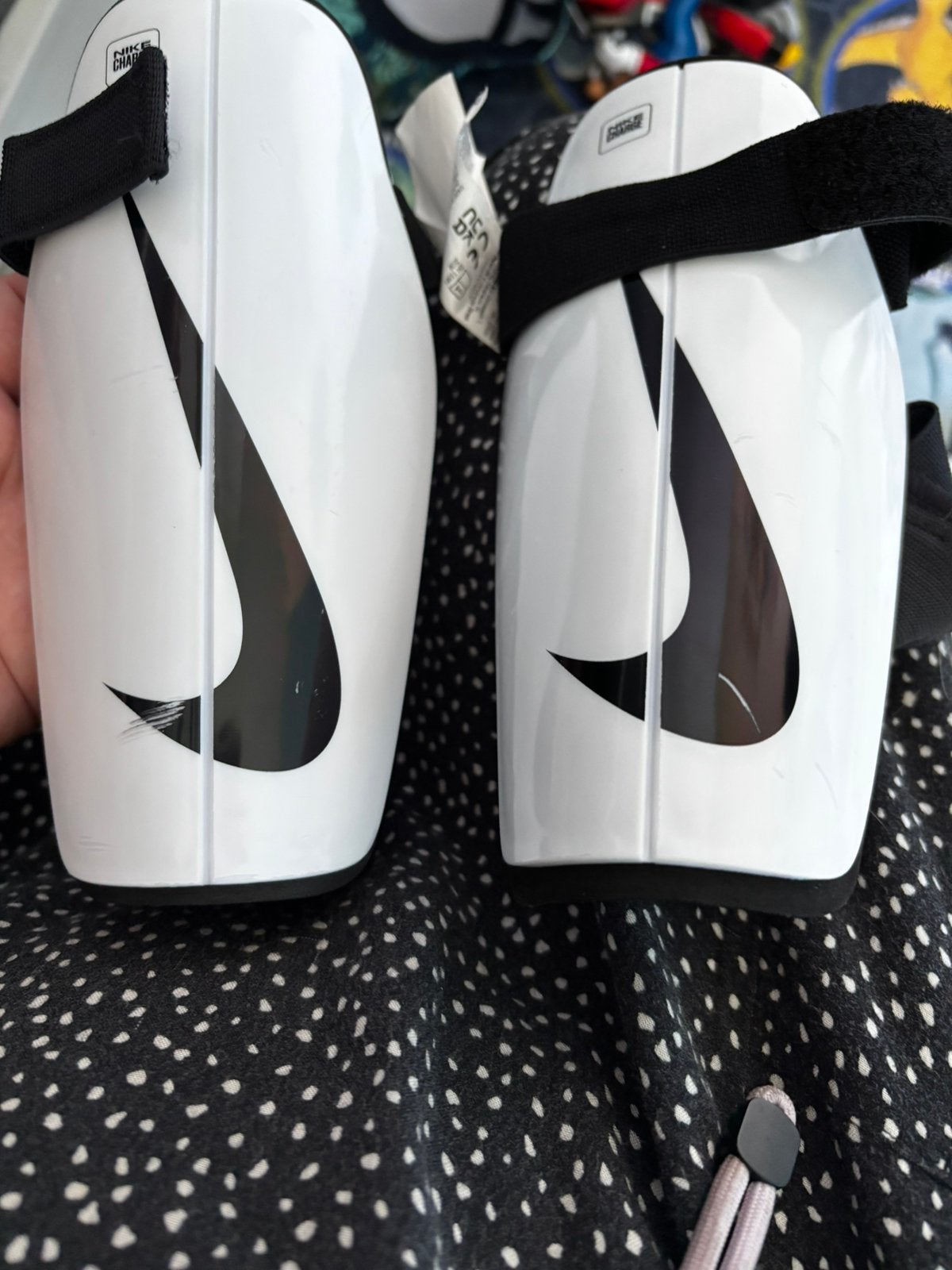 Nike Charge Scheenbeschermers Kids Wit Zwart, Ophalen, Zo goed als nieuw, Overige typen