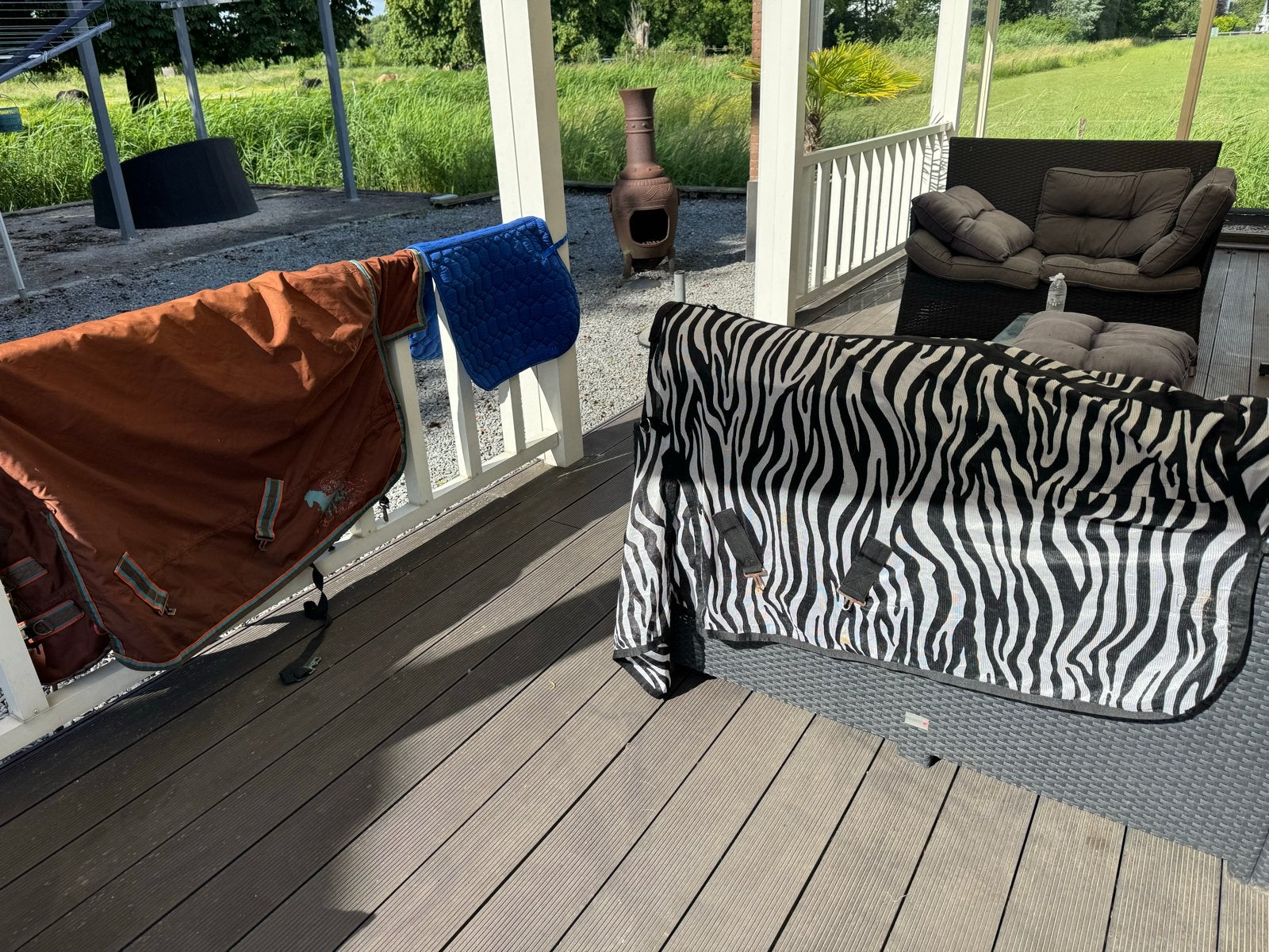 Dekenset voor A pony, Pony (P), Ophalen, Vliegendeken