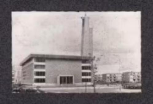 Leerdam Pauluskerk 1961., Ophalen of Verzenden, 1960 tot 1980, Gelopen, Utrecht