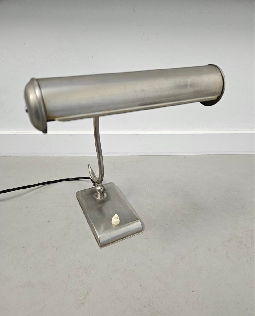 Vintage Pianolamp / Bureaulamp Jaren 60, Huis en Inrichting, Lampen | Tafellampen, Ophalen of Verzenden, Gebruikt, Minder dan 50 cm