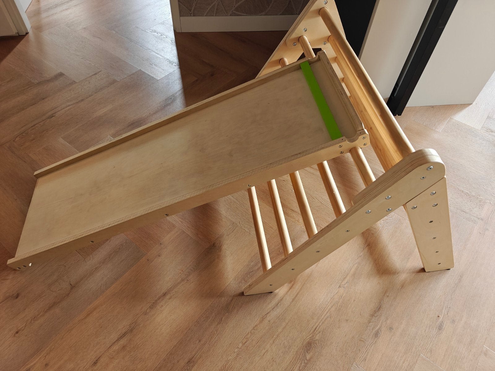 Montessori Klimtoestel met glijbaan, Ophalen, Zo goed als nieuw, Glijbaan