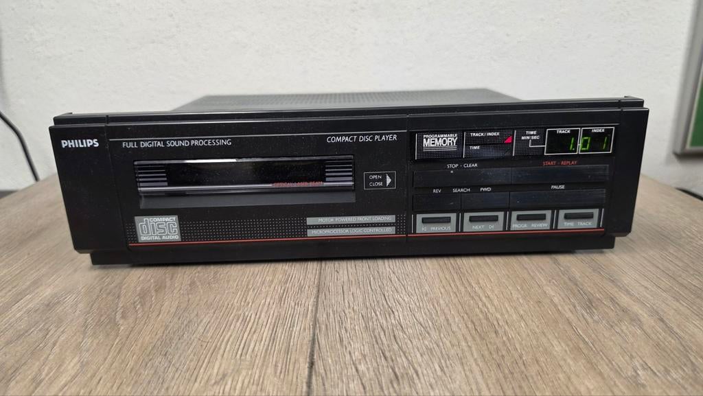 Philips vintage eighties CD speler CDM2/10 - TDA1540P, Audio, Tv en Foto, Cd-spelers, Philips, Gebruikt, Verzenden, Info@philips.com