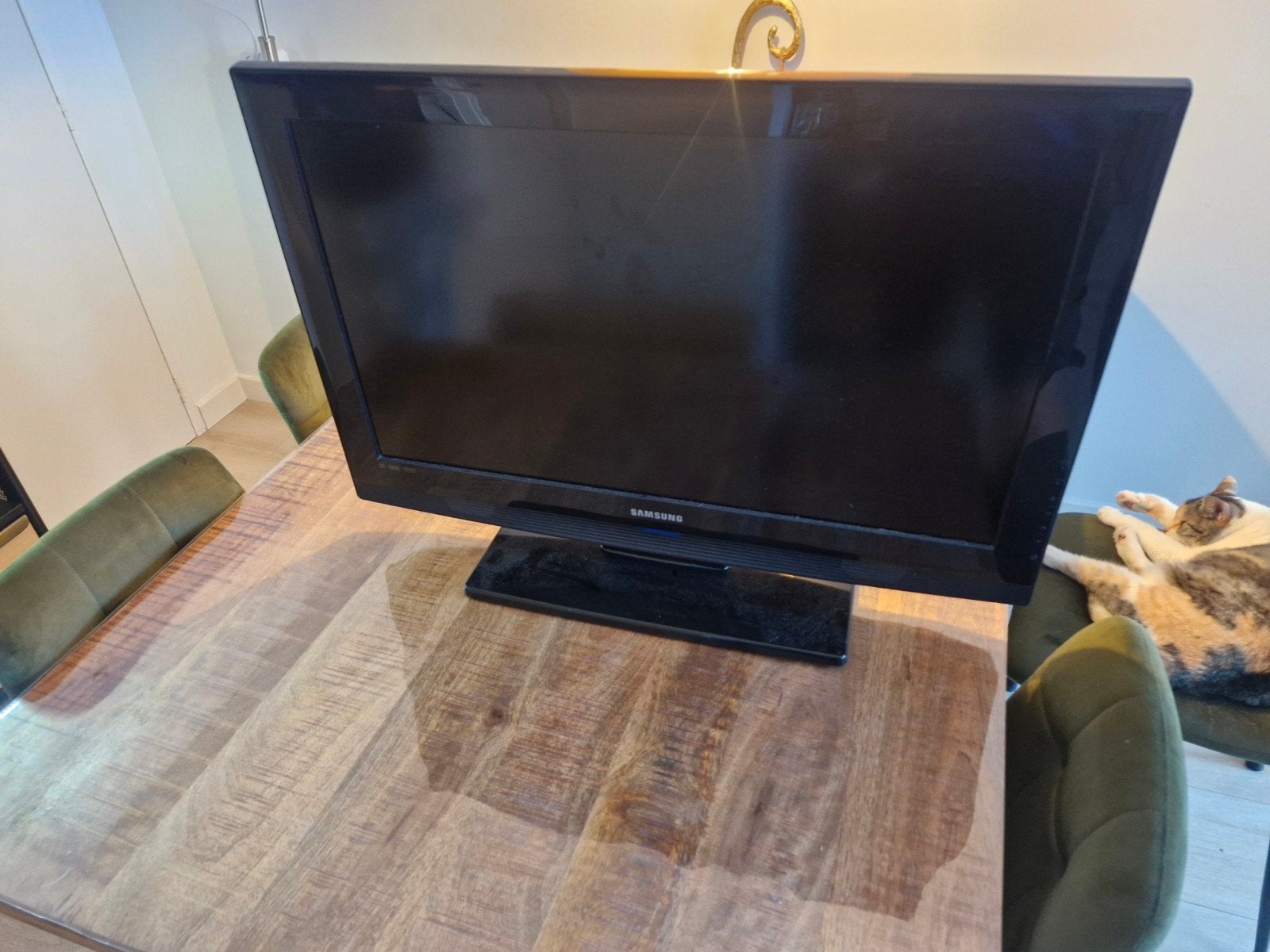 Samsung 32 inch TV, Ophalen, Gebruikt, 50 Hz, LCD