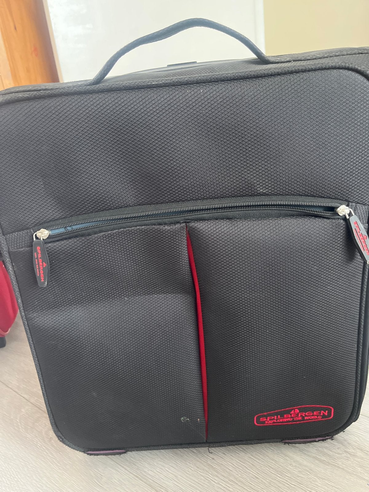 Zwarte Handbagage Koffer met Wieltjes - Spilbergen, Ophalen, Gebruikt, Minder dan 50 cm, Minder dan 35 cm