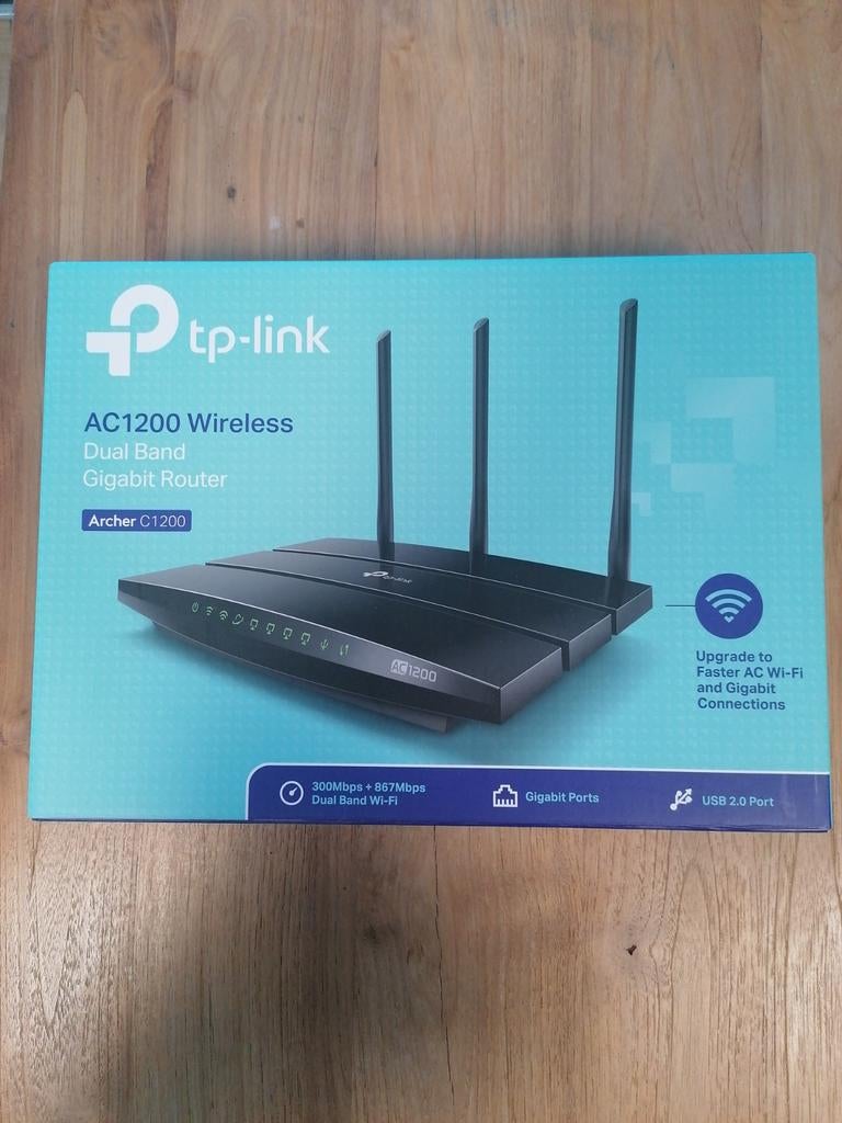 TP-Link Archer C1200 Draadloze Dual Band Gigabit Router, Computers en Software, Routers en Modems, Zo goed als nieuw, Ophalen of Verzenden