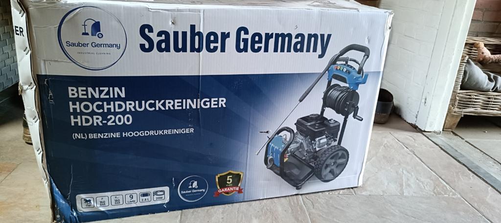 Sauber Germany Benzine Hogedrukreiniger HDR-200, Ophalen