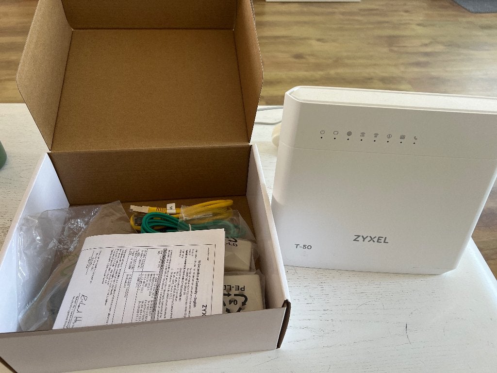 ZYXEL T-50 router modem, Ophalen, Gebruikt, Router met modem, ZYXEL