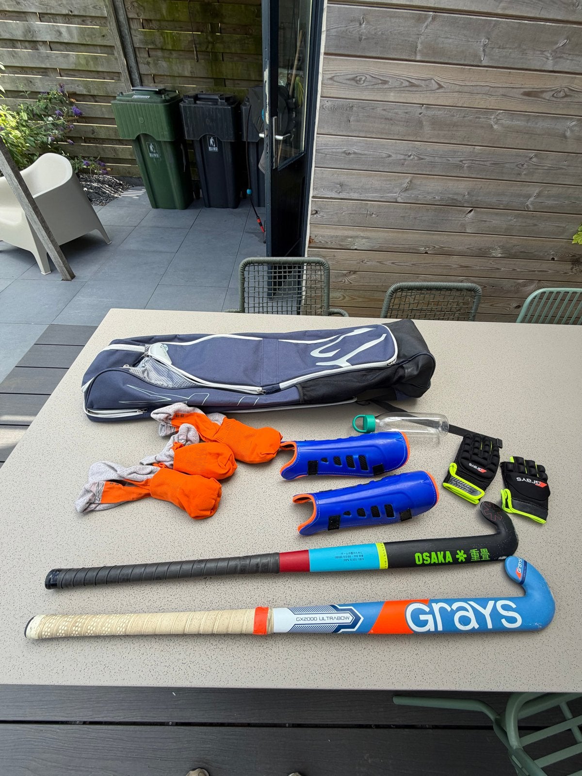 Complete hockeyuitrusting voor jeugd (ca. 12 jaar), Ophalen, Gebruikt, Stick