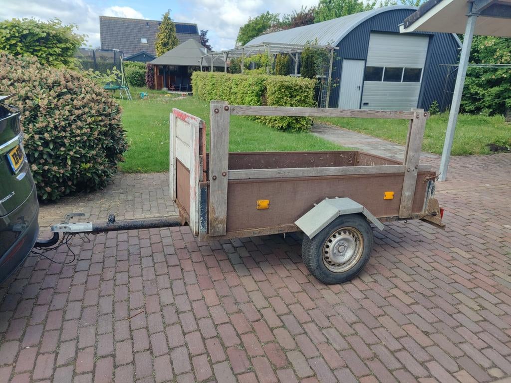 Robuuste aanhanger voorzien van led verlichting., Ophalen of Verzenden, Gebruikt