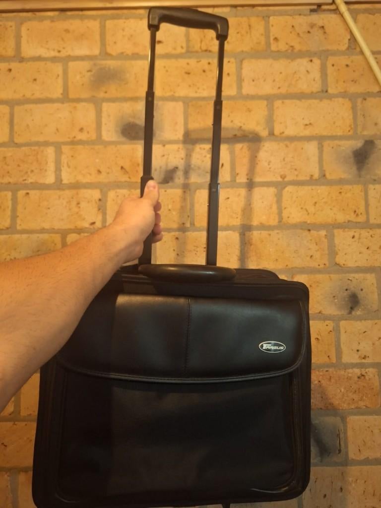 Piloten koffer, Ophalen of Verzenden, Zo goed als nieuw, Leer, Minder dan 50 cm