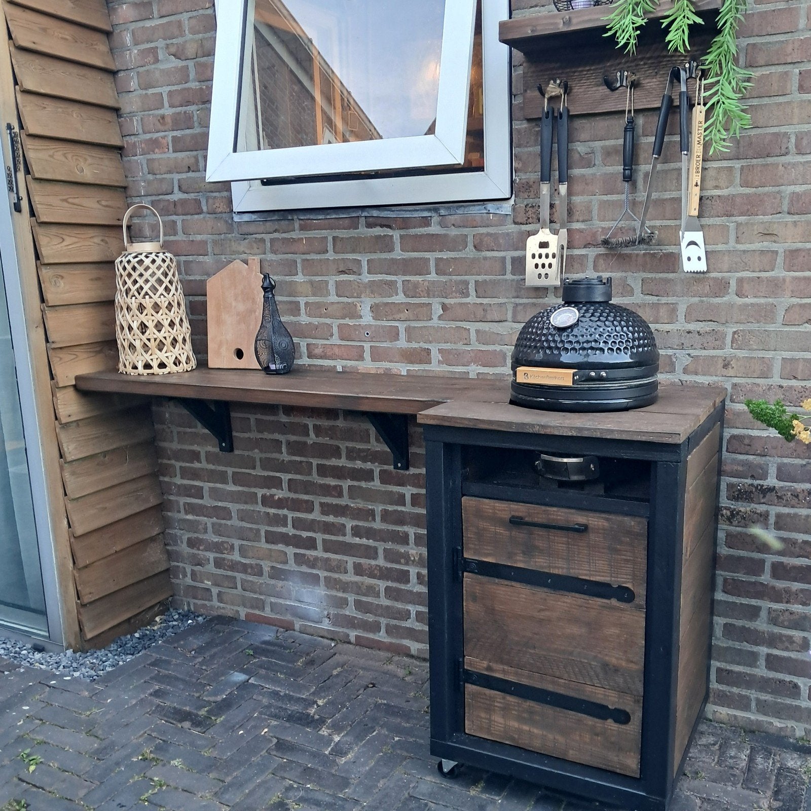 Douglas BBQ onderstel | Buitenkeuken frame hout | Handgemaak, Uhlweg 1-16, Info@houthuiswerkplaats.nl, Nieuw, Ophalen of Verzenden