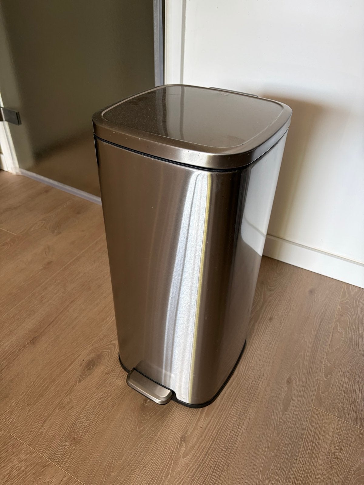 EKO Pedaalemmer RVS - 40 liter, Ophalen, 50 – 75, Gebruikt, Met pedaal