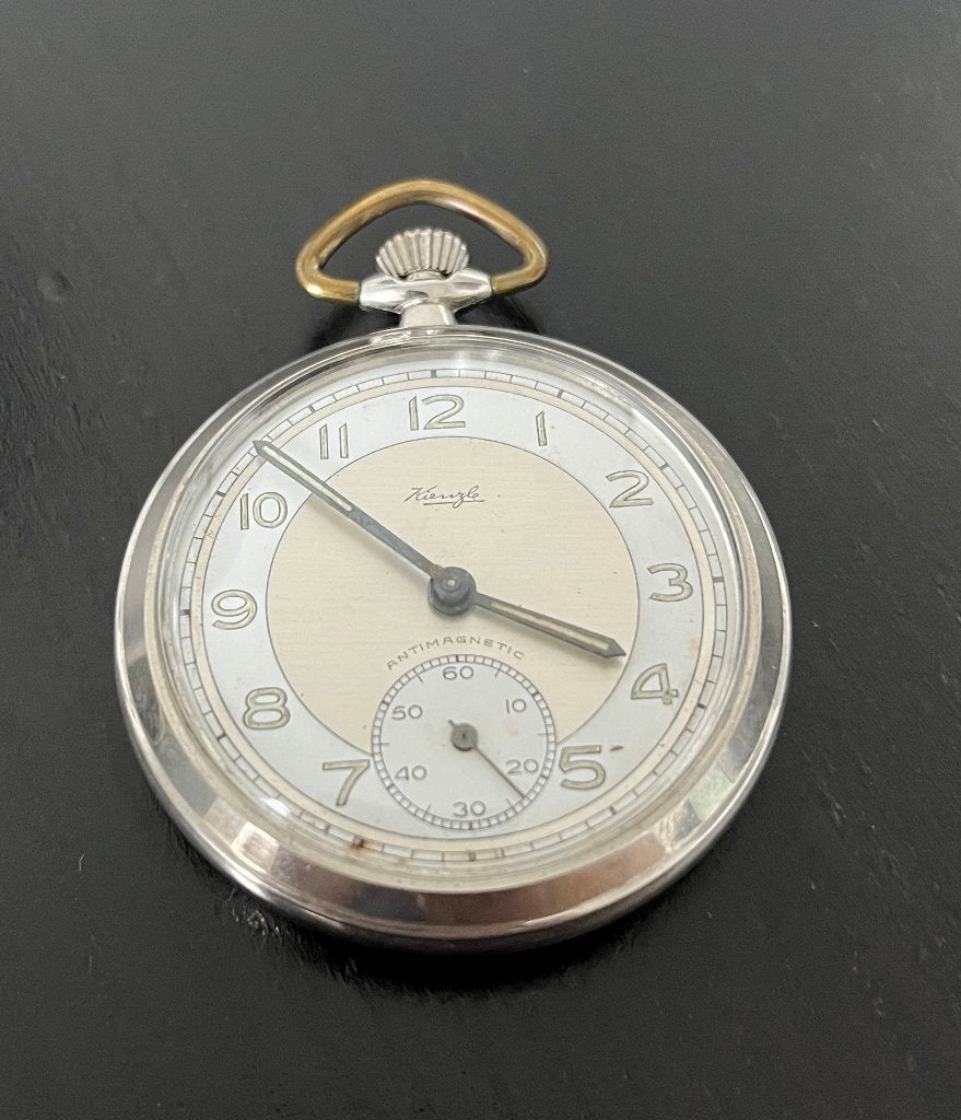 Vintage Kienzle Antimagnetic zakhorloge (1950-1960), Overige merken, Zakhorloge, Staal, 1930 tot 1960