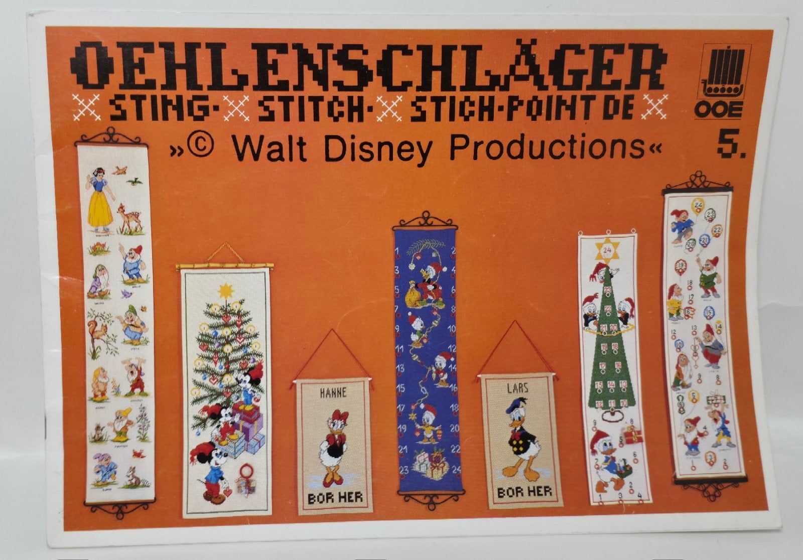Borduurboek Disney en Looney Tunes patronen, Ophalen of Verzenden, Gebruikt, Handborduren, Patroon