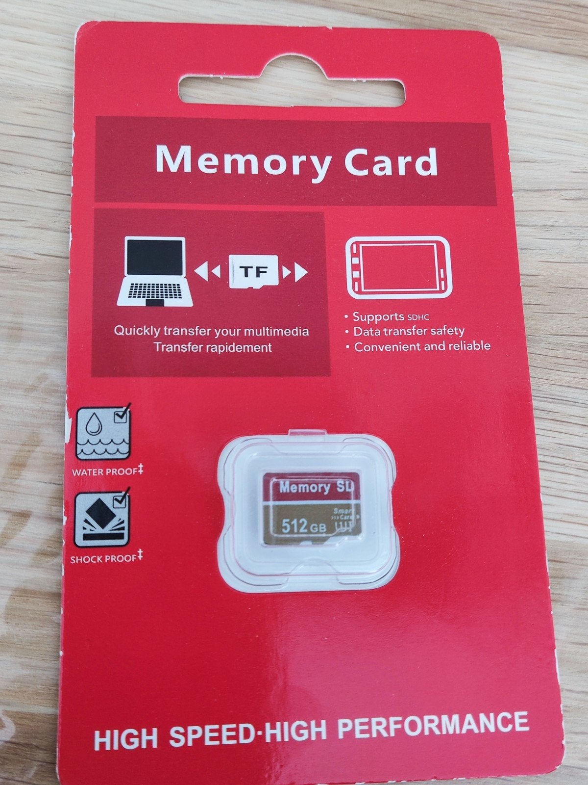 Micro sd kaart 512gb. Memory card 512gb, Ophalen of Verzenden, Nieuw, Fotocamera